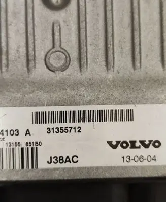 Volvo S60 Engine control unit/module 31355712 134103 J38AC