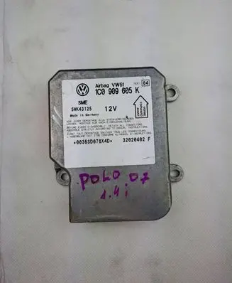 Volkswagen Polo IV 9N3 Airbag control unit/module 1C0909605K 5WK43125 32020402F