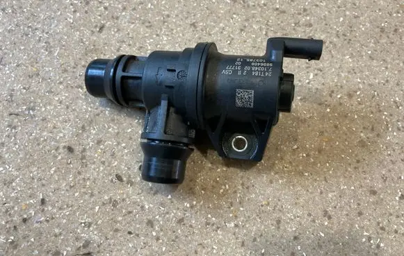 Coolant heater control valve
