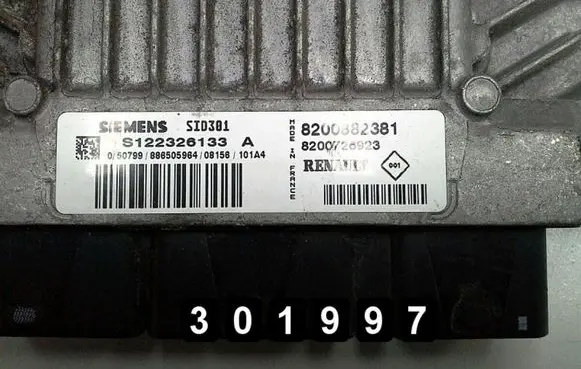 Renault Laguna III Engine control unit/module S122326133A