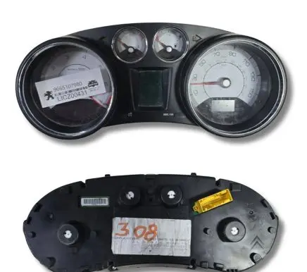 Peugeot 308 Speedometer (instrument cluster) 9665107980