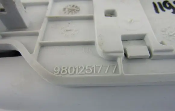 Front interior roof grab handle