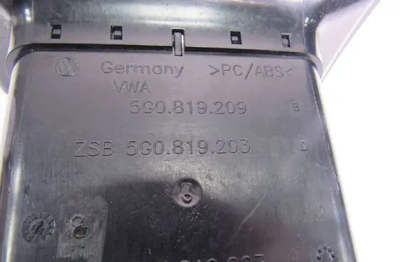 Volkswagen Golf VII Rear air vent grill 5G0819209 510819203 5G0819203