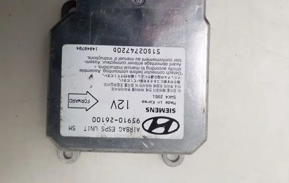 Hyundai Santa Fe Airbag control unit/module 9591026100