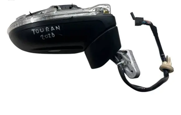 Volkswagen Touran III Front door electric wing mirror E90411208 5TB857502B