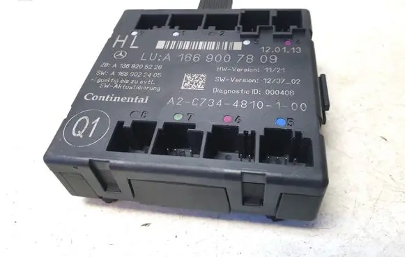Mercedes-Benz ML W166 Door control unit/module A1669007809
