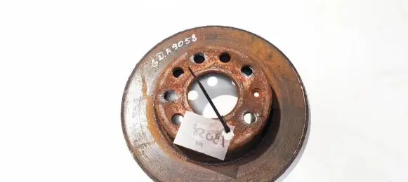 Volkswagen Caddy Rear brake disc neventiliuojamas