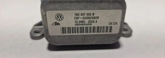 Volkswagen Golf V ESP acceleration yaw rate sensor 1K0907655B 10098503204 U9D4B200DG