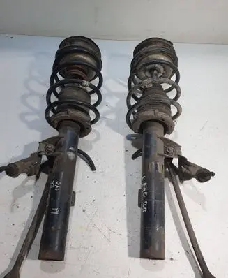 Front shock absorber with coil spring