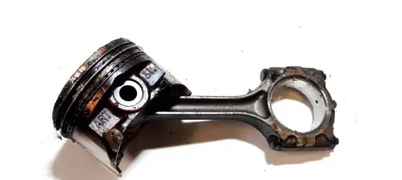 Piston with connecting rod