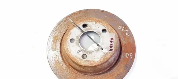 Mercedes-Benz S W220 Rear brake disc neventiliuojamas