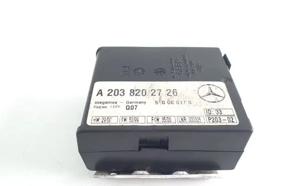 Mercedes-Benz S W220 Alarm control unit/module A2038202726 510080170