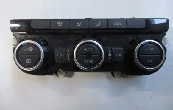 Volkswagen Sharan Climate control unit 7N0907044Q