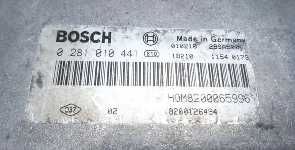 Renault Scenic II - Grand scenic II Engine control unit/module ECU 0281010441 8200065996 30630048