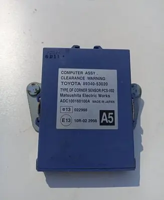 Lexus IS 220D-250-350 Parking PDC control unit/module ADC100160100A 8934053020