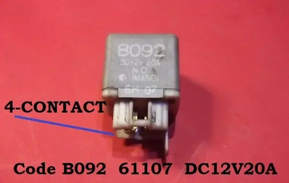 Mazda 323 F Other relay B092 61107