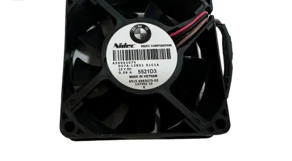 BMW 5 F10 F11 Hybrid/electric vehicle battery fan 6515698307502 5521D3 13745210