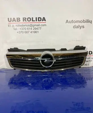 Opel Zafira B Front bumper upper radiator grill 13157590
