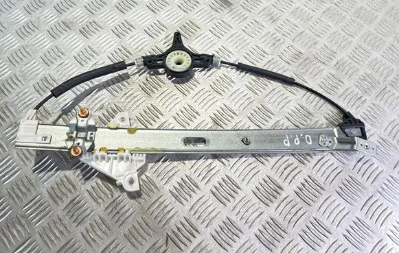 Front window lifting mechanism without motor