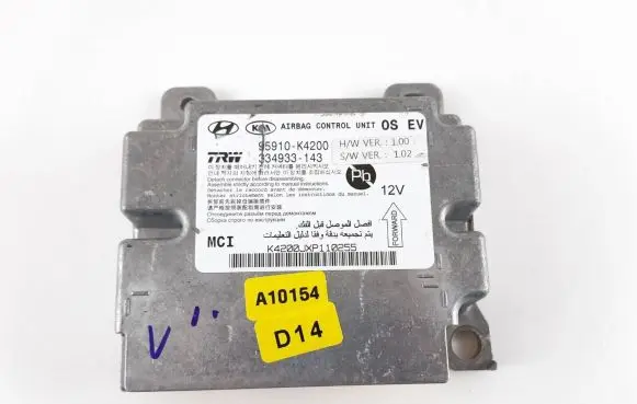 Hyundai Kona I Airbag control unit/module 95910K4200 334933143