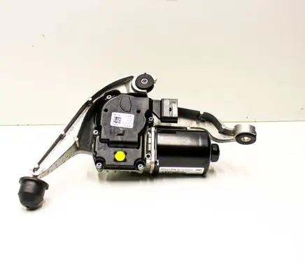 Front wiper linkage and motor