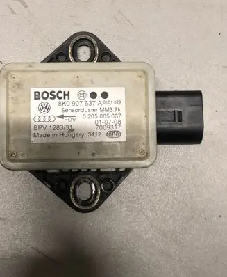 Audi A4 S4 B8 8K ESP acceleration yaw rate sensor 8K0907637A 0265005667 7009317