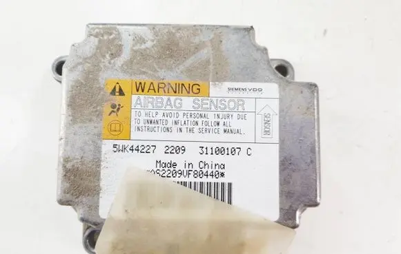 Isuzu D-Max Airbag control unit/module 5WK44227 31100107C
