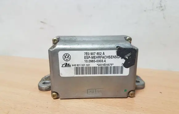 Volkswagen Touareg I ESP acceleration yaw rate sensor 7E0907652A