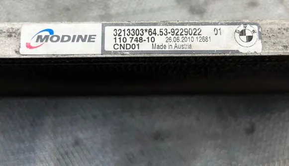 BMW 1 E81 E87 Radiator set 9229022 32133036