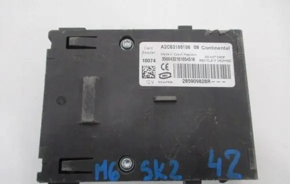 Renault Megane III Ignition key card reader 285909828R