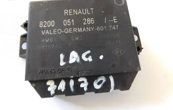 Renault Laguna II Parking PDC control unit/module 8200051286
