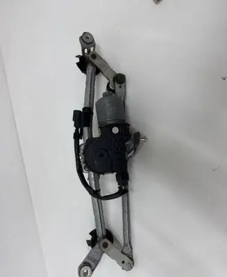 Front wiper linkage and motor