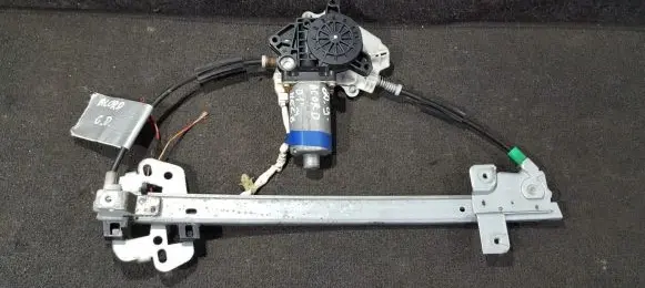 Sliding door window regulator with motor