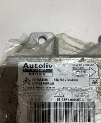 Citroen C3 Picasso Airbag control unit/module 9673654980 609973600