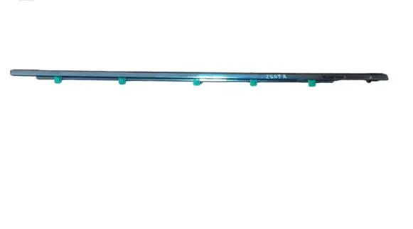 Front door glass trim molding