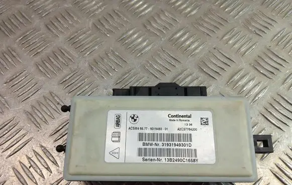 BMW 5 F10 F11 Airbag control unit/module 9319493