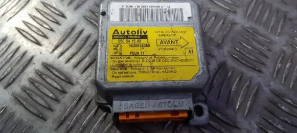 Peugeot 206 Airbag control unit/module 9636894080 550541500