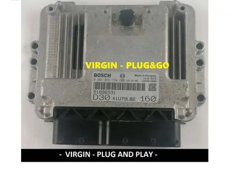 Fiat Ducato Engine control unit/module 51896531 0281015734 41U79L02