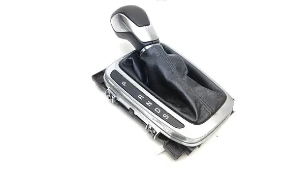 Gear lever shifter trim leather/knob