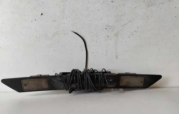 Trunk door license plate light bar
