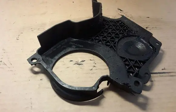 Peugeot 4007 Timing belt guard (cover) 9657413380 53614A
