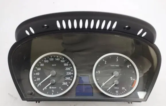 BMW 5 E60 E61 Speedometer (instrument cluster) 6974576 A2C53103634