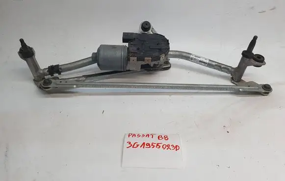 Volkswagen PASSAT B8 Front wiper linkage and motor 3G1955023D 3397021953