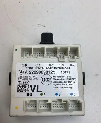 Mercedes-Benz S W222 Door control unit/module A2229009812