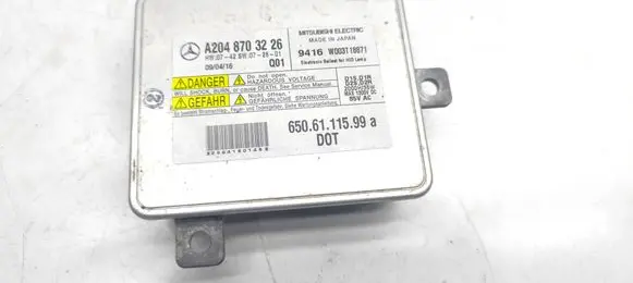 Mercedes-Benz GLK (X204) Xenon control unit/module A2048703226