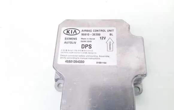 KIA Sorento Airbag control unit/module 959103E200 5WK43245