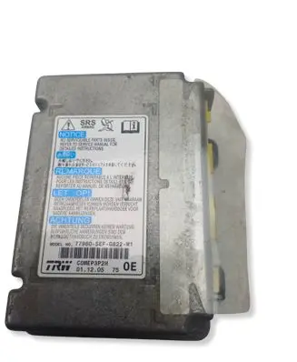 Honda Accord Airbag control unit/module 77960SEFG822M1 C0MEP3P2H