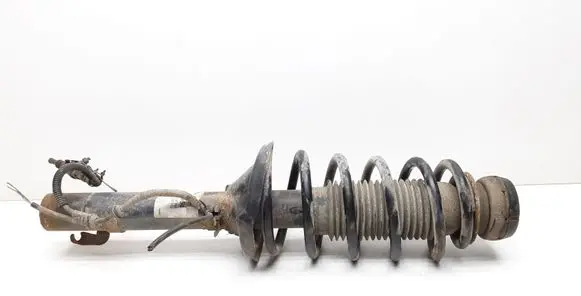 Front shock absorber with coil spring