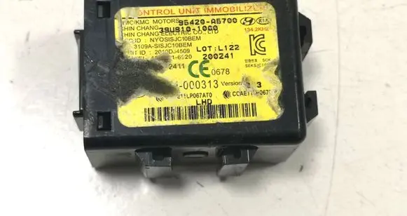 Hyundai i30 Immobilizer control unit/module 95420A5700 39U8101000