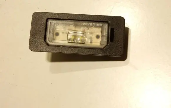 Number plate light